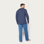 PIJAMA-LARGO-WAFLE-Y-JERSEY-8234CAZU