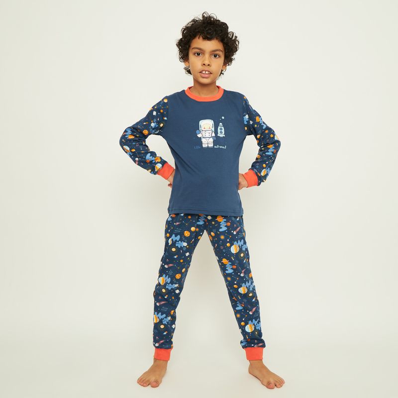 Pijama Largo Algodon Nino Palmers