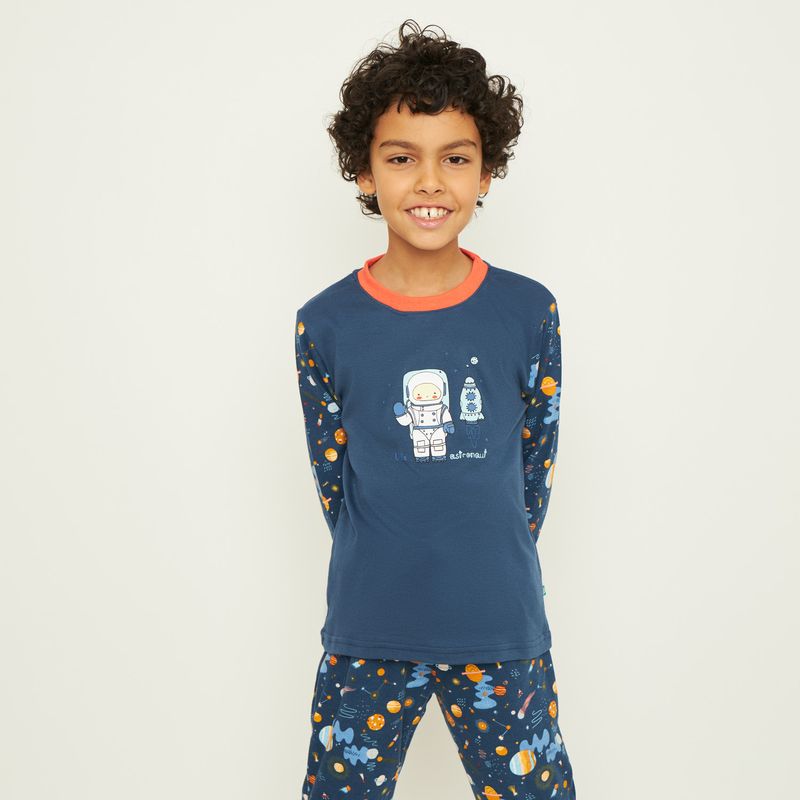 Pijama Largo Algodon Nino Palmers