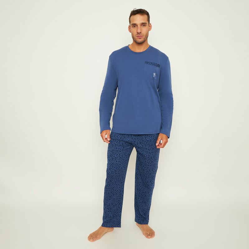 Largo-Pijama-Hombre-Largo-Algodon-Interlock-Palmers-8247BAZU