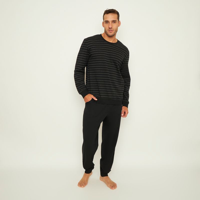 Largo-Pijama-Hombre-Largo-Algodon-Interlock-Palmers-8248CNEG