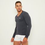 Camisetas-Camiseta-Gris-Oscuro-Compression-Seamless-Palmers-Hombre-48999VGRO
