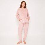 Largo-Pijama-Mujer-Largo-Polar-Fleece-Palmers-6022AMAL