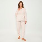 Largo-Pijama-Mujer-Largo-Polar-Fleece-Palmers-6022BCRE